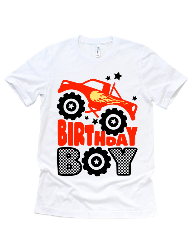 Monster Truck Birthday Boy & Crew (Child)