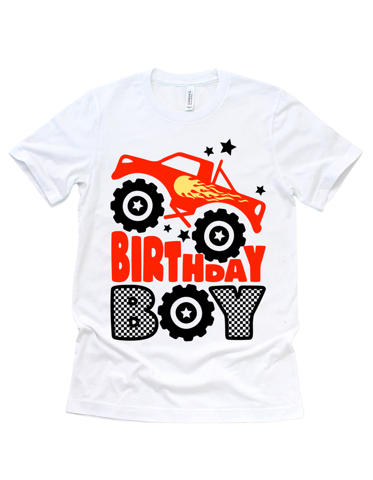 Monster Truck Birthday Boy & Crew (Child)