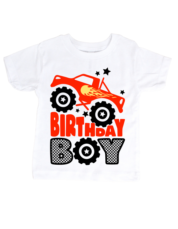 Monster Truck Birthday Boy & Crew (Child)