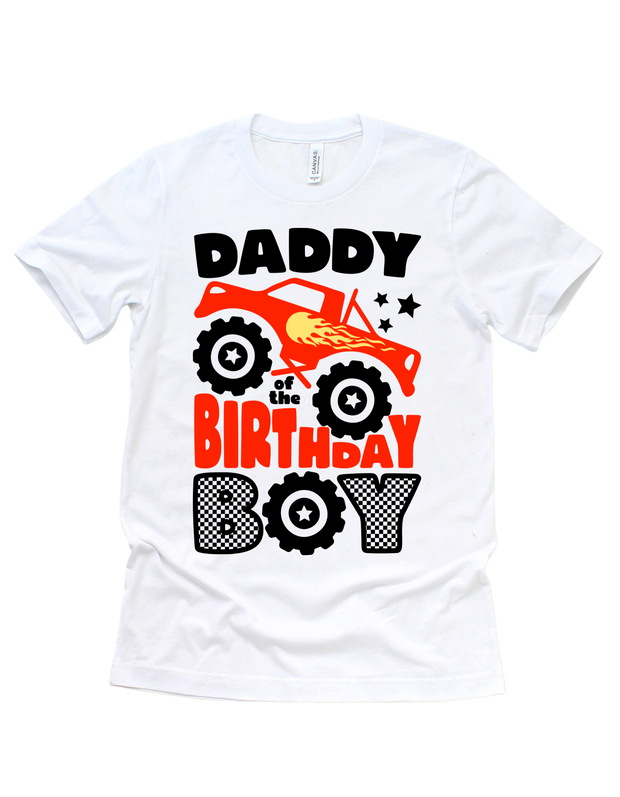 Monster Truck Birthday Boy & Crew (Adult)